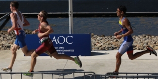 Triatlon: Pap Dávid futás
